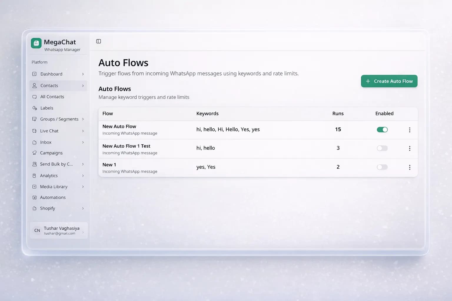 Auto Flows